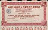 RARE : SOCIETE NOUVELLE DE SAINT ELIE & ADIEU VAT ( MINES D´OR ) - Bergbau