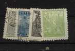 YT N° 390-391-392-463A-OBLITERES BRESIL - Used Stamps