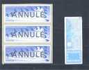 DISTRIBUTOR STAMPS SPECIALITIES: "ANNULÉ" - Especimenes