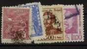 YT N 4 TIMBRES DIFFERENTS OBLITERES BRESIL - Used Stamps