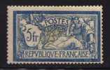 LIQUIDE : N°123  MERSON 5F BLEU ET CHAMOIS  NEUF SANS CHARNIERE Xx TTB, NMH. - 1900-27 Merson