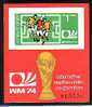 BULGARIE - 1974 W.Foot.Cup Munchen S/S Imp. - Rare  MNH - 1974 – Germania Ovest