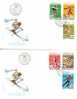 ROMANIA / Roumanie OLYMPIC GAMES - LILLEHAMMER   6v.+S/S - 3 FDC - Invierno 1994: Lillehammer