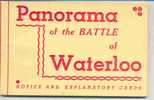 WATERLOO , Battle 12 Oude Postkaarten In Boekje , Niet Gelopen,zeer Mooi ( Zie Scans , Niet Alles Afgebeeld) (d4) - Waterloo