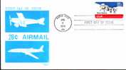 Usa 1974 Fdc Aviation Air Mail Shrine Of Democraty - Other (Air)