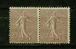 FRANCE  Nº 131 A ** En Paire - 1903-60 Sower - Ligned