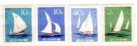 Koreea 1965 Mint Complet Set Rowing Michel #666/669. - Roeisport