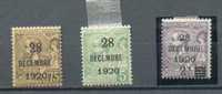 Mona 18 - YT 48/50 * - Unused Stamps