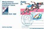 OBLITERATION TEMPORAIRE  EQUITATION POLOGNE VARSOVIE CONCOURS 1988 - Paardensport