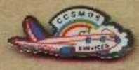 PIN'S AVION COMPAGNIE AERIENNE COSMOS SERVICES (5150) - Airplanes