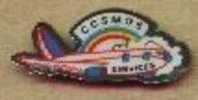 PIN'S AVION COMPAGNIE AERIENNE COSMOS SERVICES (5150) - Aviones