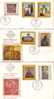 1966 Art  ICONS  Set - 6v.- 3 FDC  BULGARIA /Bulgarie - Religione