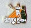 PIN'S ROLAND GARROS 92 PERRIER (5604) - Tenis