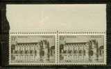 FRANCE Nº 610 C Paire ** Bord De Feuille Variete Veritablement Gris Noir - Nuovi