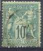 Lot N°3040  N°65 Vert, Coté 25 Euros - 1876-1878 Sage (Tipo I)