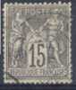 Lot N°3042  N°66 Gris Noir, Coté ? Euros - 1876-1878 Sage (Typ I)