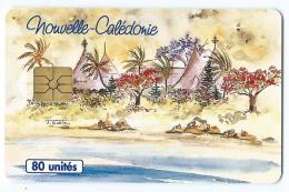 Telecarte Nouvelle Caledonie NC 22 Cases A Lagon - Nieuw-Caledonië