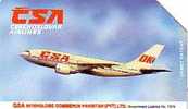 PAKISTAN CESKOSLOVAK AIRLINES SUPERBE ET RARE UT 100RS - Flugzeuge