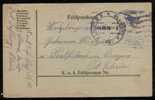 GERMANY/AUSTRIA WW1 FELDPOST COVER 14 XI 1918 (TR104) - Storia Postale