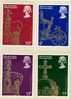4 Cartes Postales, Repros De Timbres, 1978 - PHQ Cards