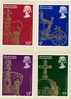 4 Cartes Postales, Repros De Timbres, 1978 - Cartes PHQ