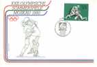 C0281 Lutte URSS 1980 Cachet Illustré Jeux Olympiques De Moscou - Worstelen