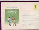 ROUMANIE Enveloppe Entier Football Cup 1978 (vert Clair)  Fussball Soccer - 1978 – Argentina