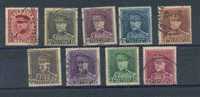 Lot Ocb Nr : 317 - 324 Gestempeld ,  Zie Scan Ocb : 20 Euro Lot 2 - 1931-1934 Mütze (Képi)