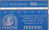 SENEGAL HOLOG 120U N° 012A.... SUPERBE RARE - Sénégal