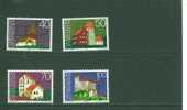 L0043 Architecture Chateau Liechtenstein 1975 Neuf ** 573 à 576 - Unused Stamps