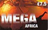 FRANCE PREPAID MEGA AFRICA 7.50E GIRAFE SUPERBE - Jungle