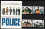 GB GREAT BRITAIN 1979 POLICE Horses River Boats Ships Land Rover Cars Children PRESENTATION PACK - Polizei - Gendarmerie