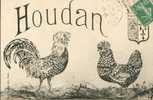 Houdan. Coq, Poule, écusson - Houdan