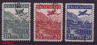 BULGARIA , AIRPOST SET 1932 COMPLETE - VERY FINE USED! - Posta Aerea