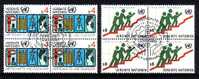 NATIONS UNIS - Bureau De VIENNE - 14/15 Obli (bloc De 4) Cote 10,40 Euros Depart à 10% - Used Stamps