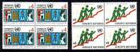 NATIONS UNIS - Bureau De VIENNE - 14/15** (bloc De 4) Cote 10,40 Euros Depart à 10% - Unused Stamps