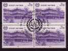 NATIONS UNIS - Bureau De VIENNE - 47 Obli (bloc De 4) Cote 9,20 Euros Depart à 10% - Used Stamps