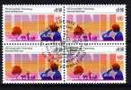 NATIONS UNIS - Bureau De VIENNE - 48 Obli (bloc De 4) Cote 9,20 Euros Depart à 10% - Used Stamps