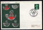 GB ARMY COVER BRITISH FIELD POST OFFICE CANCEL 1238 THE LIGHT INFANTRY REGIMENTAL DAY 10 JULY 1971  (NATIONAL ARMY MUSEU - Sobres