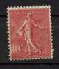 YT N° 129 NEUF SG FRANCE - 1903-60 Sower - Ligned