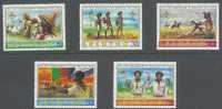 LESOTHO 1982 MNH Stamp(s) Scouting 75 Year 367-371 - Autres & Non Classés