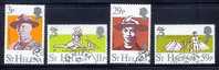 ST.HELENA 1982 . CTO Stamps Scouting 75 Years 367-370 #2931 - Sonstige & Ohne Zuordnung
