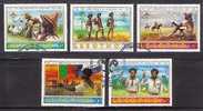LESOTHO 1982 CTO Stamp(s) Scouting 75 Years 367-371 #2853 - Other & Unclassified