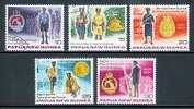 PAPUA NEW GUINEA 1978 CTO Stamps Police 355-359 #2984 - Polizei - Gendarmerie