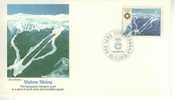 B0301 Installations Sportives Piste De Ski De Descente Yougoslavie 1984 Premier Jour FDC Jeux Olympiques De Sarajevo - Inverno1984: Sarajevo