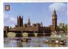 Carte Postale De GRANDE-BRETAGNE : LONDON : THE HOUSES OF PARLIAMENT AND RIVER THAMES - River Thames