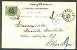 Ongefrankeerd Kaart Met Cirkelstempel ANVERS / DEPART Op 23/5/05 ,  TX 3 Met Cirkelstempel CHARLEROY (SUD) / VALEURS !! - Storia Postale