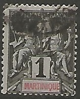 MARTINIQUE N° 31 OBLITERE - Gebruikt