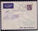 55c Yvert 363, Seul Sur LSI, Cachet Inauguration De L´aérogare Du Bourget, 1937 - 1932-39 Paz