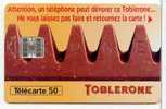 TOBLERONE 50 U SC7 BON ETAT - Sin Clasificación